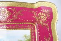 MINTON: A large Minton platter featuring Windsor Castle - 4