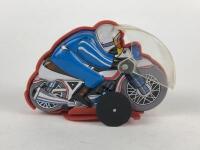 NOVELTY: Two Roll Over bikes made in Japan & Korea, 9 & 12 cms long. - 10