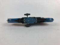 MIXED: Four small 7.5 cm friction bikes, 2 x Police, civilian & racing RN77, all made in Japan. - 7