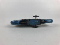MIXED: Four small 7.5 cm friction bikes, 2 x Police, civilian & racing RN77, all made in Japan. - 19