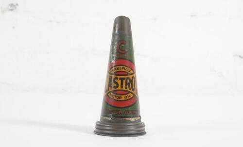 CASTROL: An early original Castrol Wakefield Motor Oil 'C-Heavy' tin top pourer.