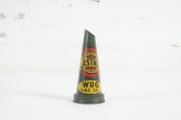 CASTROL: An original Castrol Wakefield Motor Oil 'WRG SAE 50' tin top pourer
