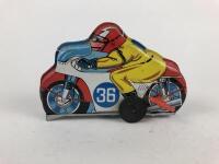 RACING: Two boxed racers, Champion Rider by Yone Japan plus Auto Racer also made in Japan. - 2