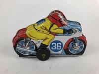 RACING: Two boxed racers, Champion Rider by Yone Japan plus Auto Racer also made in Japan. - 4