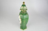 LIMOGES: A hexagonal lidded urn by Limoges - 3