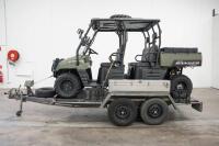 2008 Polaris Ranger 4x4 700 EFI Crew Cab, with Trailer - Showing a mere 157 hours [Location: Melbourne] - 4