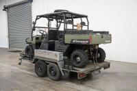 2008 Polaris Ranger 4x4 700 EFI Crew Cab, with Trailer - Showing a mere 157 hours [Location: Melbourne] - 6