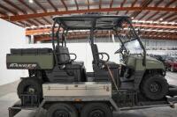 2008 Polaris Ranger 4x4 700 EFI Crew Cab, with Trailer - Showing a mere 157 hours [Location: Melbourne] - 9