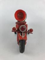 FIRE: Fire Dept Motorcycle by Modern Toys c1960, battery operated, 30 cms. - 5