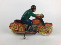 CIVILIAN: Russian solo clockwork motor cycle by A.Metta USSR c1970s. - 4