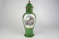 LIMOGES: A hexagonal lidded urn by Limoges - 7