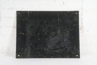 SHELL: An original c1960s Shell 'Bulk Service' enamel sign 46cm high, 61cm wide - 2