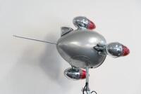 'BLAST OFF #2' Rocketship lamp&nbsp;'CAR PART ART' - By renowned Australian Artist - Terry Lawrie [Location: Melbourne] - 5