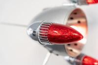 'BLAST OFF #2' Rocketship lamp&nbsp;'CAR PART ART' - By renowned Australian Artist - Terry Lawrie [Location: Melbourne] - 7