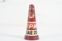 CALTEX: An original Caltex 'RPM' SAE 20 Motor Oil tin top pourer