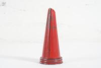 TIN TOP: An original tin top in red - 2