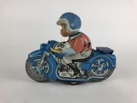 POLICE: Police Motorcycle by Gorgo Argentina c1970s, friction, 20 cms, registration 2175. - 2