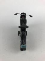 CIVILIAN: Black Harley Davidson & Red Venus friction Motorcycles by Nomura Japan, 23 cms c1960. - 3