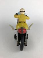 POLICE: HAJI Japan c1960s Police bike, 34 cms, friction plus Racing bike, 27 cms, battery operated c1960s. - 3