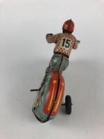 RACING: Technofix Comet Racer made in West Germany c1952, clockwork, 16 cms. - 3