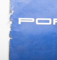 PORSCHE WINS ROAD ATLANTA&nbsp;CAN AM POSTER: An original post race celebration poster, this is a circa 1973 official Porsche released poster, featuring the number #16&nbsp;George Follmer&nbsp;winning Porsche 917/10 race car that won at Road Atlanta 1973 - 2