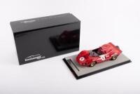 FERRARI 350 P4: A Tecnomodel 1:18 scale&nbsp;Ferrari 350 P4 Scuderia Veloce&nbsp;model, the number #4 race car as driven in&nbsp;the 1968 Tasman series race at Surfers Paradise, driven by Chris Amon