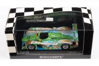 AUDI R8: A Minichamps 1:43&nbsp;scale Audi R8&nbsp;model, as driven to victory in the ALMS Adelaide race in 2000, has the very unique crocodile styled livery, the number #77 race car driven by Capello - McNish