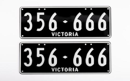 Victorian Numeric Number Plate | 356.666