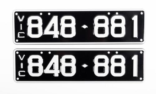 Victorian Numeric Plates | 848.881