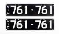 Victorian Numeric Plates | 761.761
