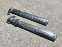 JAGUAR: A pair of early XK engine cam covers. [Location: Sydney]