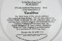 WEDGWOOD: Two limited edition Wedgewood plates from &lsquo;The Legend of King Arthur' series - 15