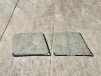 AUSTIN-HEALEY: Two Austin-Healey 3000 side windows, dated 1965 [Location: Sydney] - 2