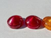 AUSTIN-HEALEY: Four lenses to suit BJ8 including two tail, one park and 1 indicator lens [Location: Sydney] - 3