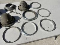 LUCAS: A quantity of Lucas 7" headlight bowls and fittings [Location: Sydney] - 3