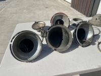 LUCAS: A quantity of Lucas 7" headlight bowls and fittings [Location: Sydney] - 5