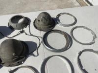 LUCAS: A quantity of Lucas 7" headlight bowls and fittings [Location: Sydney] - 10