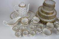 SPODE: A Spode Copeland Fleur de Lis pattern bone china part dinner service - 3