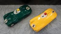 SCALEXTRIC: An early 1960s Scalextric 'Model Motor Racing Set' Model No.C.M.3, within original box, including two Jaguar D Types [Extra Photos added] - 5
