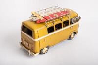 VOLKSWAGEN: A Boyle Industries modern metal early Volkswagen Kombi surfer&nbsp;ornament model, 31cm long - 2