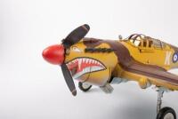 KITTY HAWK: A Retro Delights modern metal Kitty Hawk RAF ornamental model plane, wingspan 48cm, fuselage length 39cm - 2