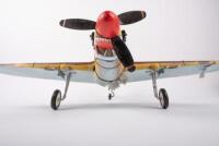 KITTY HAWK: A Retro Delights modern metal Kitty Hawk RAF ornamental model plane, wingspan 48cm, fuselage length 39cm - 4