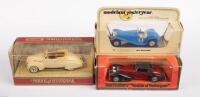 MATCHBOX YESTERYEAR: A trio of&nbsp;Matchbox Models of Yesteryear models in boxes, includes a 1938 Hispano Suiza, 1934 Riley MPH&nbsp;& a 1938 Lincoln Zephyr