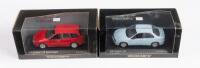 ALFA ROMEO: Two Minichamps 1:43 scale Alfa Romeo models in boxes, includes a 2001 156 Sportswagon and a 1997 156 Saloon