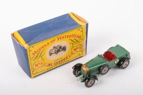BENTLEY: A Matchbox Models of Yesteryear 1929 Bentley 4.5 litre in box, box has wear