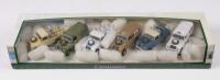 LAND ROVER: A Cararama 1:72 scale six early Land Rover model set in box