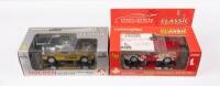 HOLDEN: Two Classic Carlectables 1:43 scale Holden Commodore VU SS Ute models in boxes