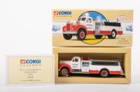 FIRE ENGINE: A Corgi Classics Mack B Series Pumper fire engine, within box, with COA card, numbered 8930/10,000