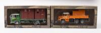 IXO: Two IXO Models 1:43 scale truck models in boxes, includes a Berliet GBC-MT8 and a Bernard Tda