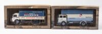 IXO: Two IXO 1:43 scale Truck models including a Unic Fiat 220 and a Panhard Movic, boxed
